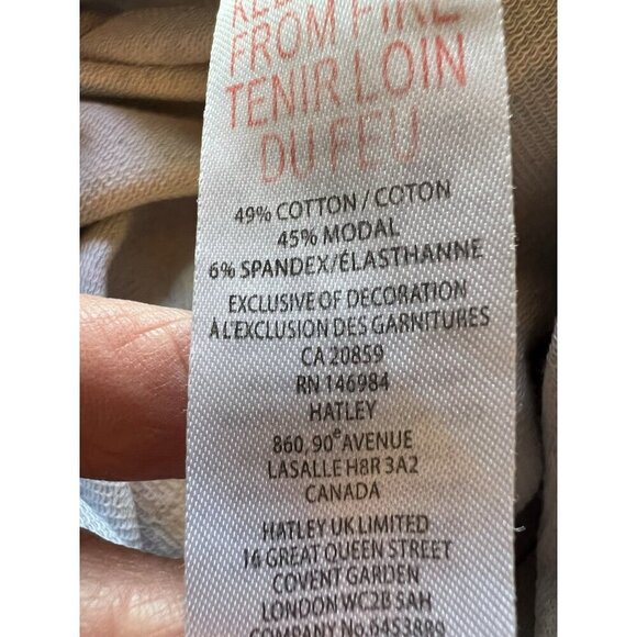 Hatley blue pink paisley boho comfy mini skirt L elastic waist outdoor stretch - Picture 5 of 9